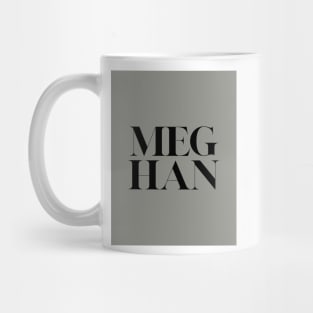 Meghan Markle Bold Print Mug